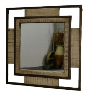 ZRKADLO MANGO drevo HEAVY INDUSTRY BRAUN 92x92 cm